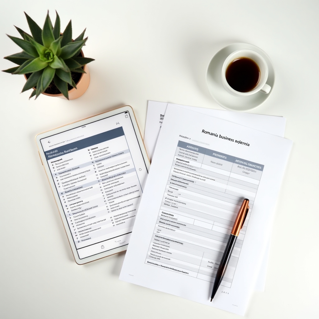 Comparație vizuală a formelor juridice disponibile pentru antreprenori în România